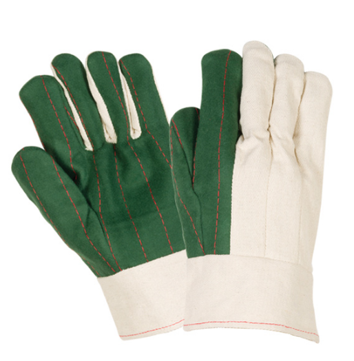 Medium Weight Hot Mill Glove, Band Top, Green