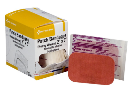 2"x 3" Heavy Woven Fabric Bandages