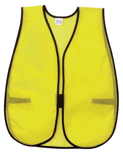 General Purpose Safety Vest, Hi-Viz Lime