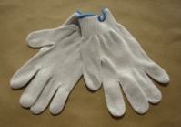 GLOVE, WHITE KNIT SM