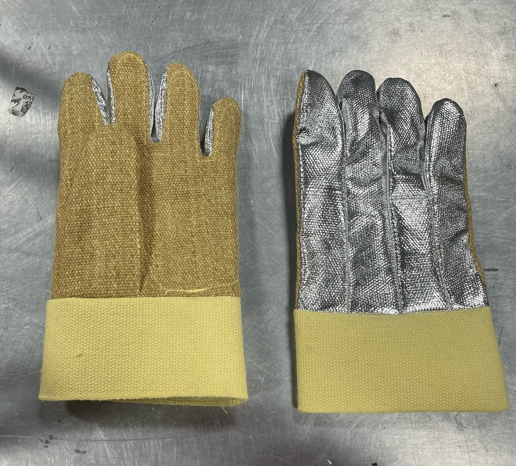 Glove Shell, PBI Unlined, Aluminized Back 11"