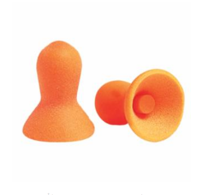 Reusable Foam Earplugs, Orange, Uncorded, 100/bx