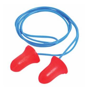 Max Disposable Foam Earplugs, Corded, 100/box
