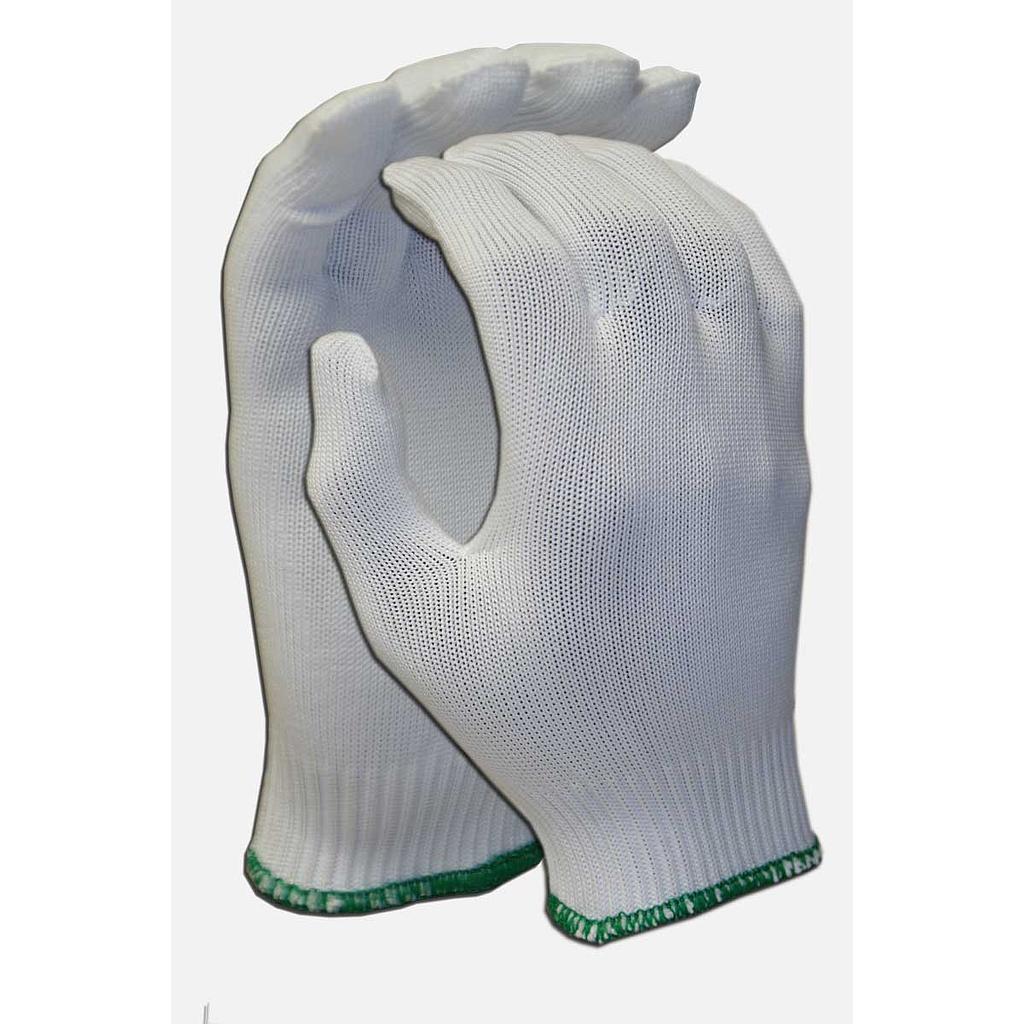 Polyester Knit Glove w/Extended Cuff, Size Medium