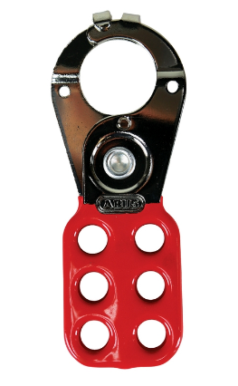 Interlocking Style Steel Hasp, 1 1/2" Diameter Opening