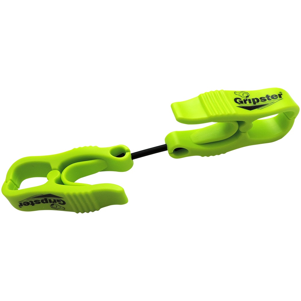 Gripster - Neon Lime Dual-Ended Glove Clip