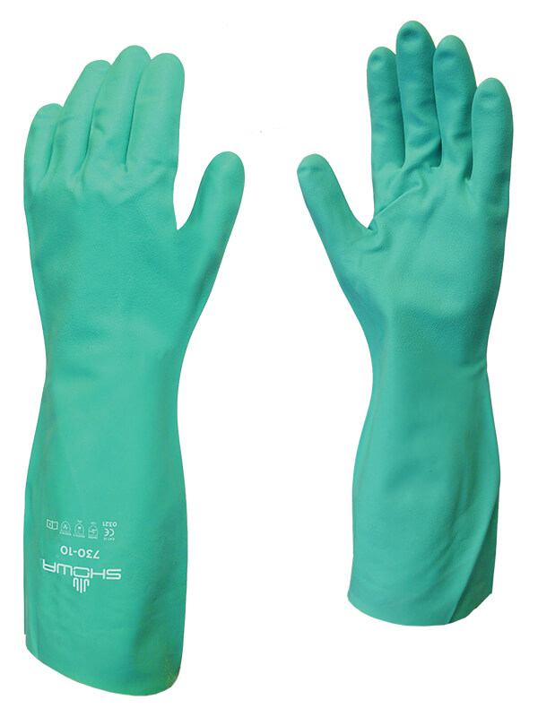 GLOVE GREEN NITRILE SIZE 8