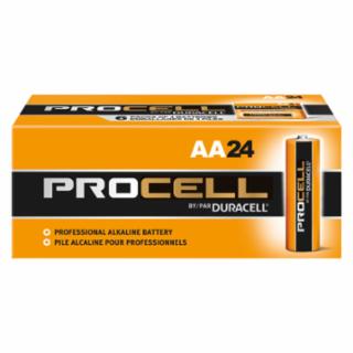 Duracell Procell Batteries, Non-Rechargeable Alkaline, 1.5 V, AA, 24/Pack