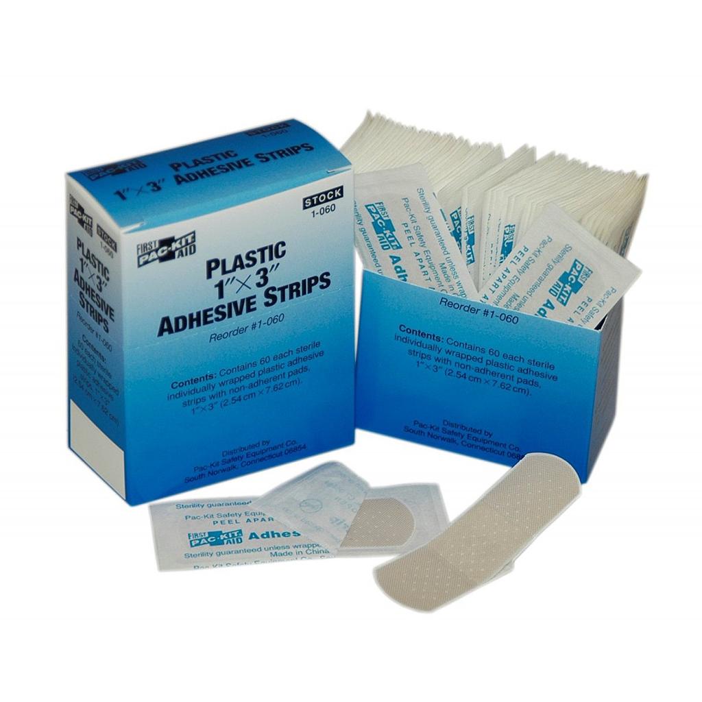 1" X 3" Plastic Adhesive Bandage