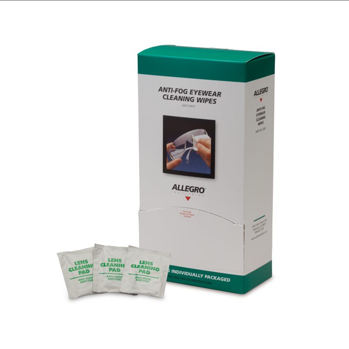 Allegro® Eyewear Cleaning Wipes, 100/Bx