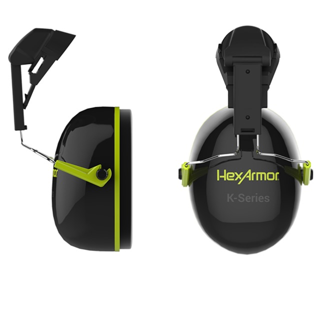 Ceros K2C Earmuffs, Cap Attachable, NRR 25 dB