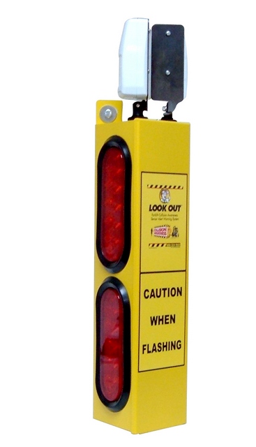 Collision Awareness Sensor Alert Warning System, Rock Wall Mount