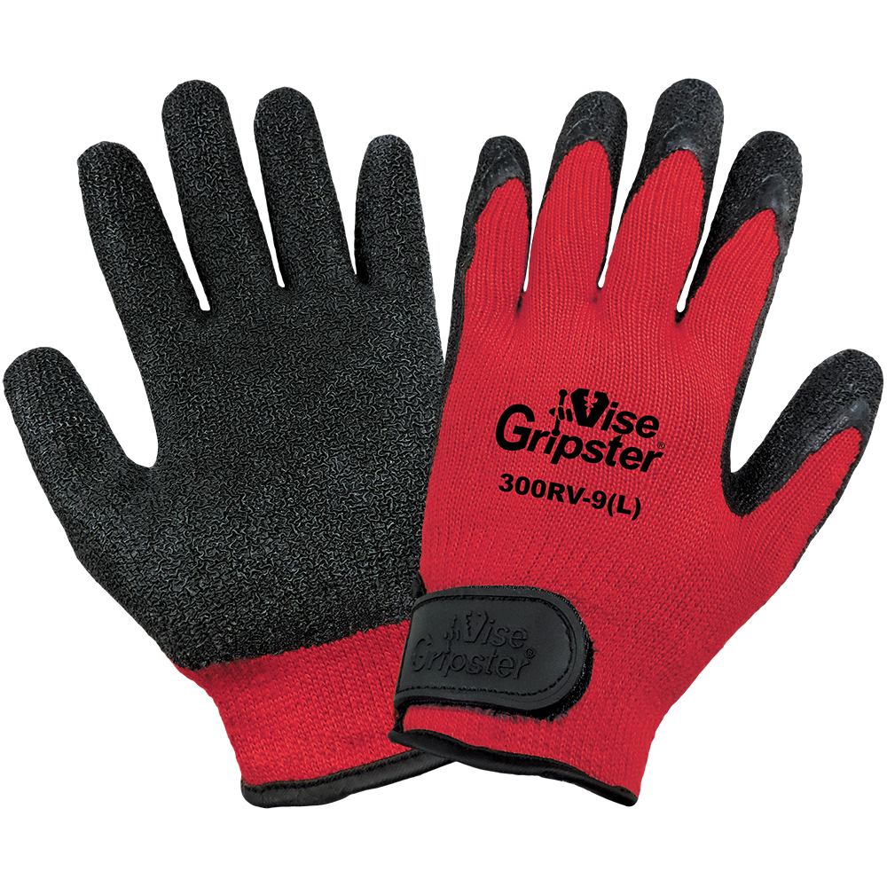 [A-300RV] 10 Gauge Rubber Palm Dipped Gloves