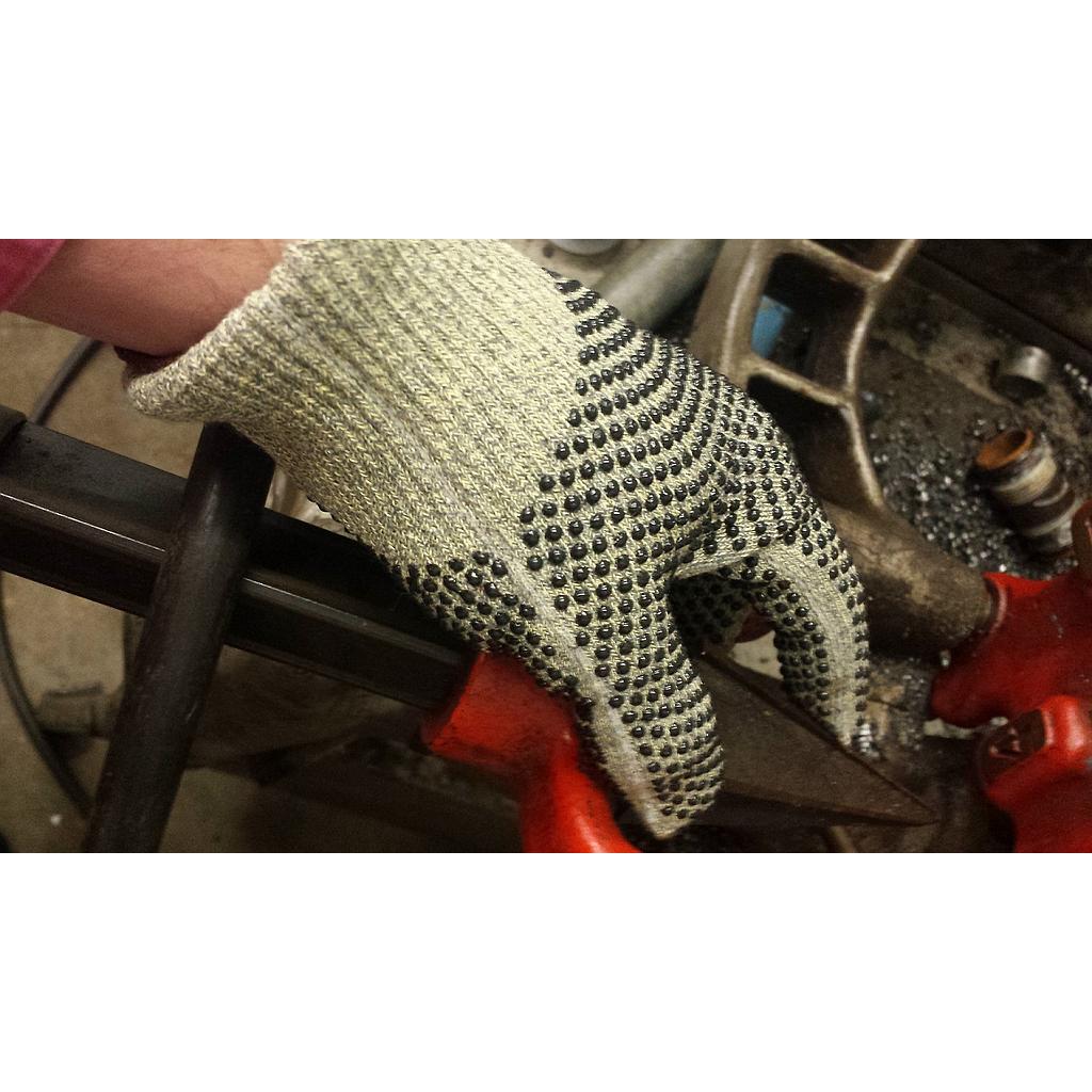 [A-107HCR] 13 Gauge ATA Hideaway Glove with PVC Dots