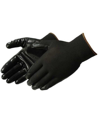 [A-6034F/BK] 13 Gauge Nylon Shell Nitrile Coated Glove