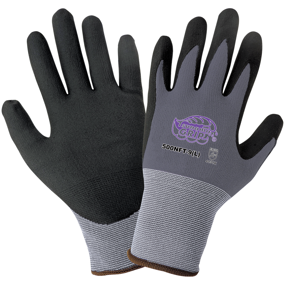 [A-500NFT] 15 Gauge Tsunami Grip® Dipped Gloves