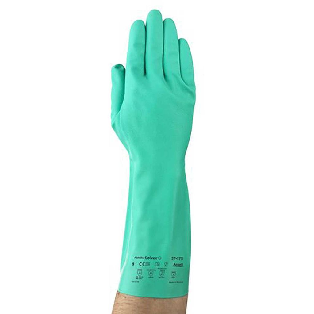 [A-785] 15 Mil Unsupported Green Nitrile Glove