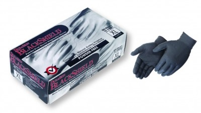 [A-2016BK] 6 Mil Disposable Nitrile Gloves - Powder Free