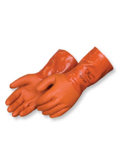 [A-621-12] Showa 12" Orange Double Dipped PVC Glove