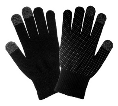 [A-IP3DB] 10 Gauge Touchscreen Compatible Acrylic Knit Gloves