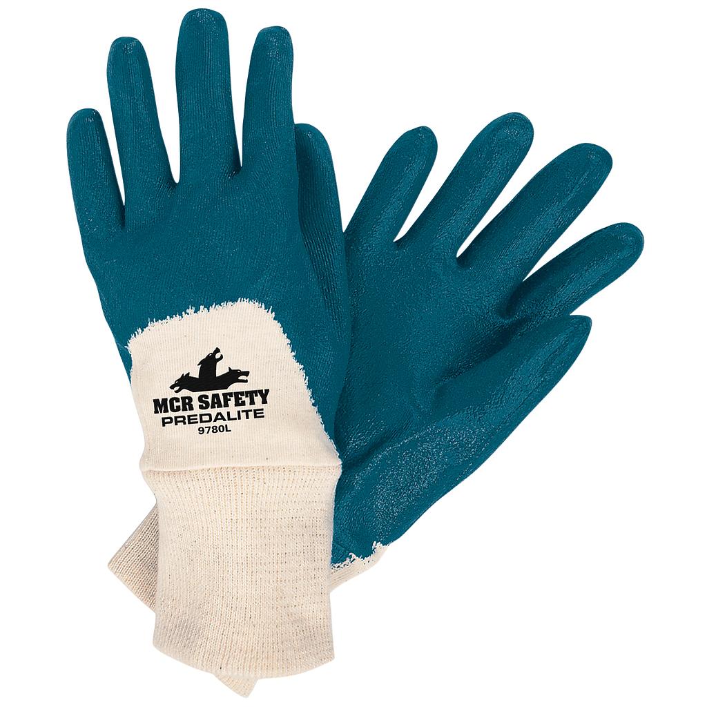 [A-680KW] Two Piece Interlocked 3/4 Dipped Nitrile Gloves