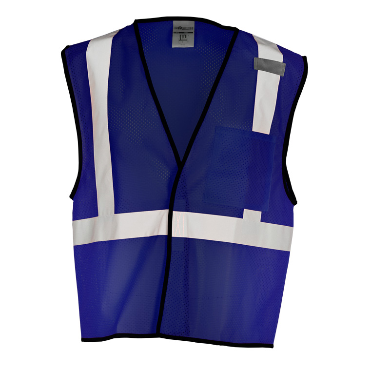[SA-B127] Enhanced Visibility Mesh Navy Blue Vest