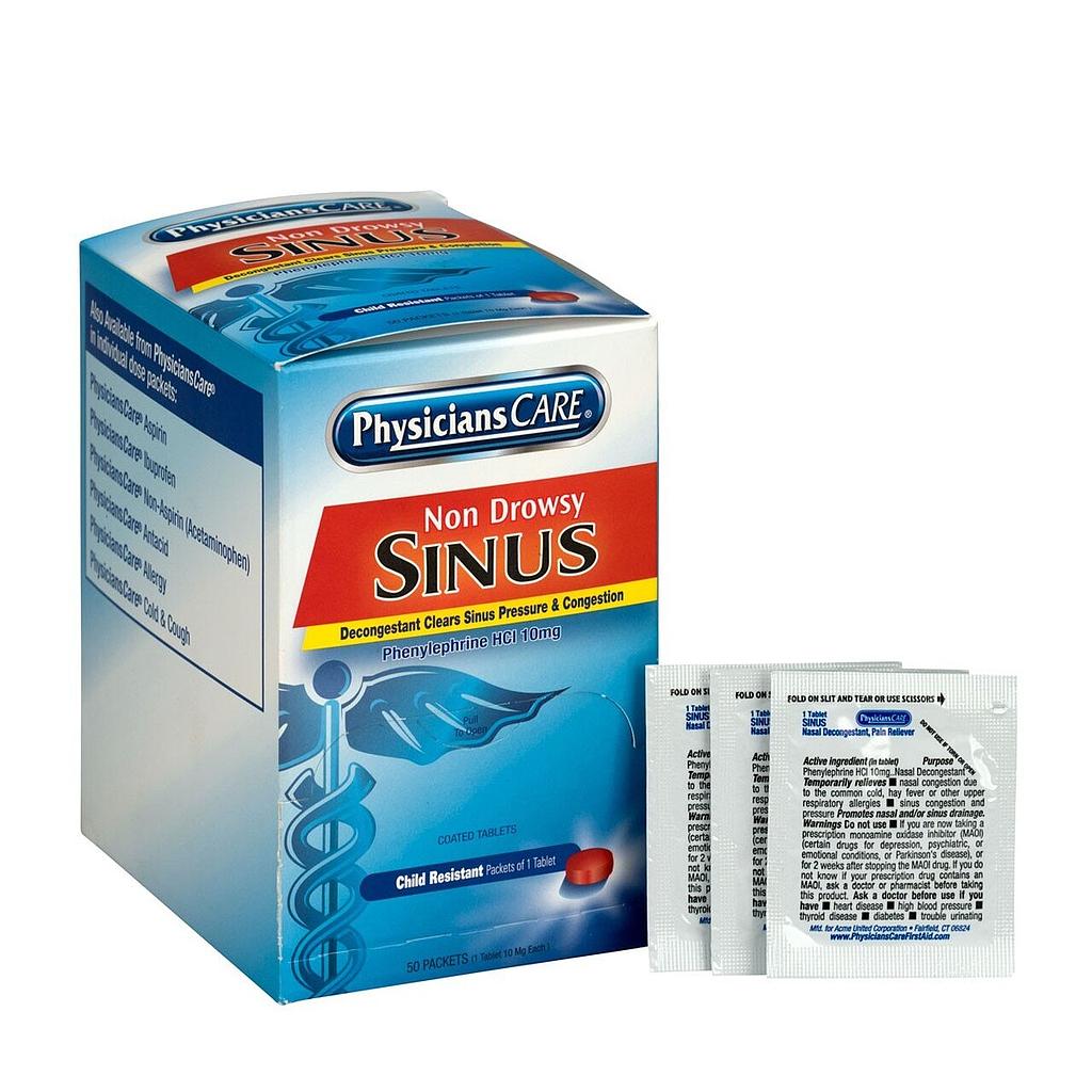 Non-Drowsy Sinus Decongestant Medication