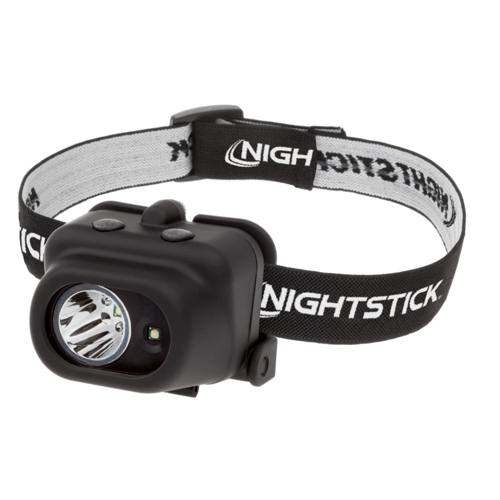 Nightstick LED Headlamp, White Spotlight & Flood Light, AAA Batteries included