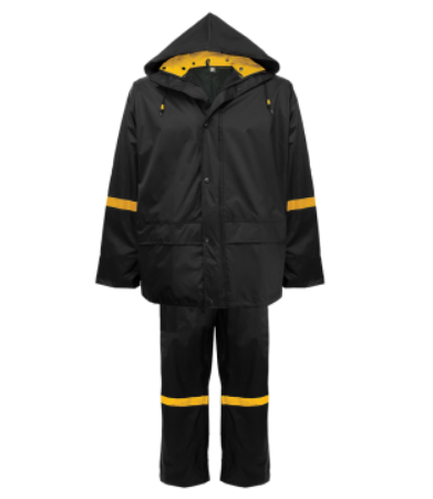 [SA-R6400] 3 Piece Premium Nylon Rain Suit