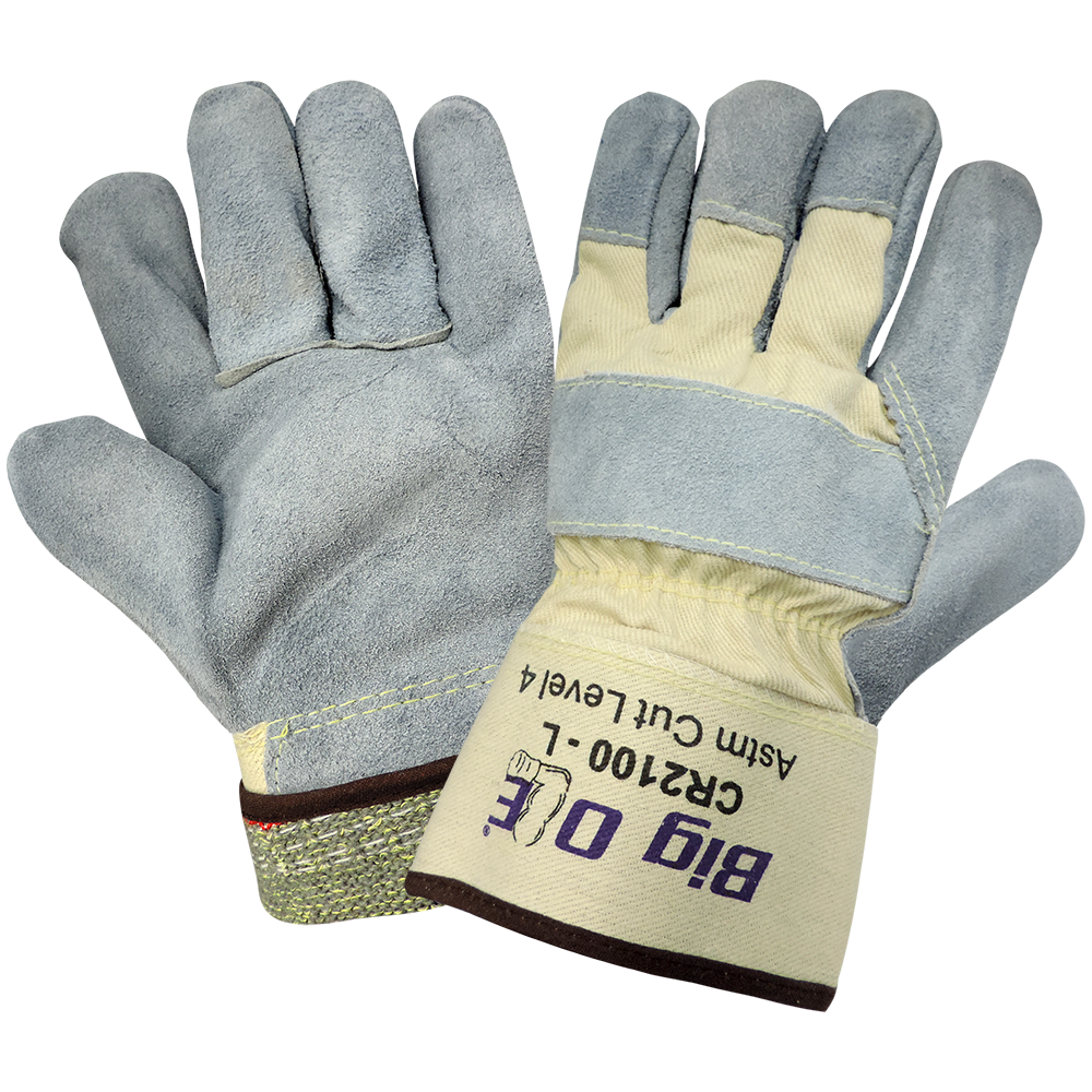 [A-546HCR] Big Ole - Cut Resistant Premium Leather Palm Gloves