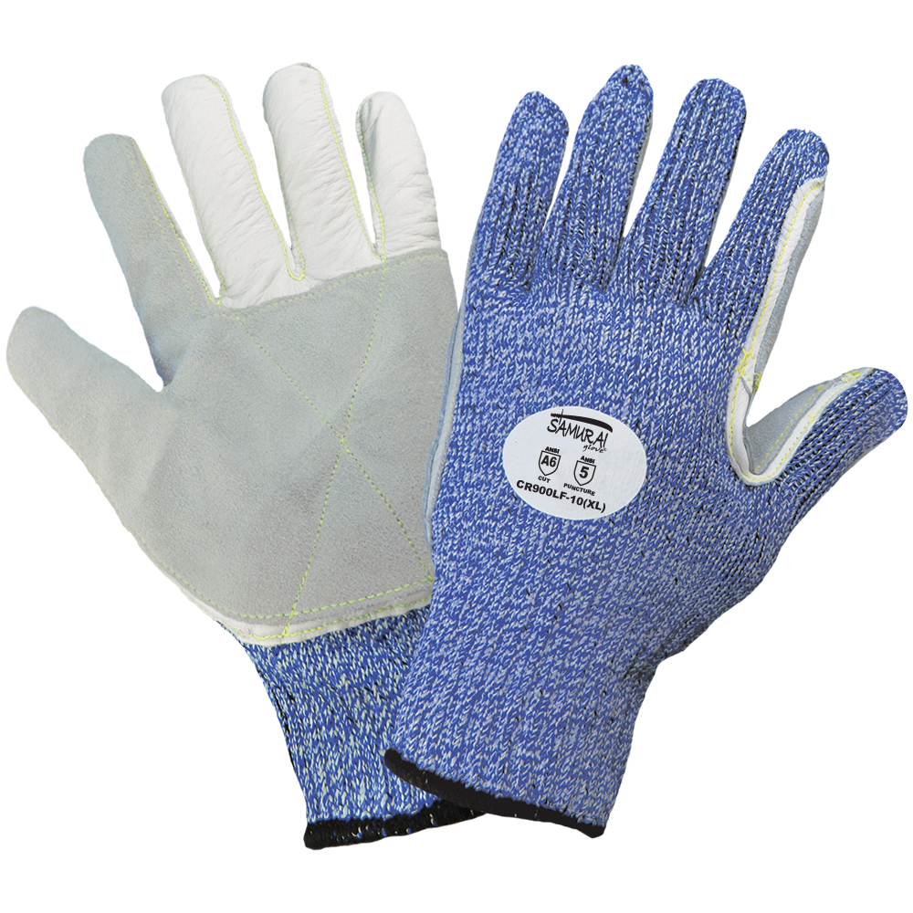 [A-CR900LF] Samurai Glove® - Premium Cowhide Leather Palm Cut Resistant