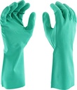 [A-786] 13" 15 Mil Green Nitrile Unsupported Glove