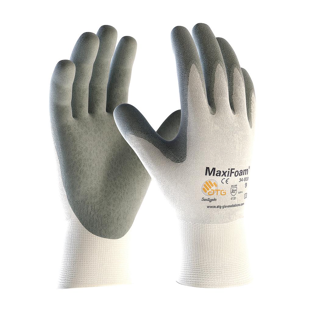 [A-01-34-800] MaxiFoam®15 Gauge Seamless Knit Nitrile Coated
