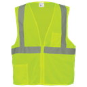 [SA-SV2210Z] High-Visibility Lightweight Mesh Polyester Safety Vest
