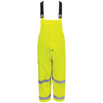 [SA-GLO-1700] FrogWear® HV - High-Visibility Yellow/Green Rain Bibs
