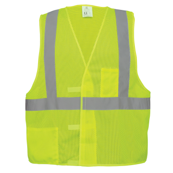 [SV-GLO-001V] FrogWear® HV - High-Visibility Lightweight Mesh Polyester Safety Vest