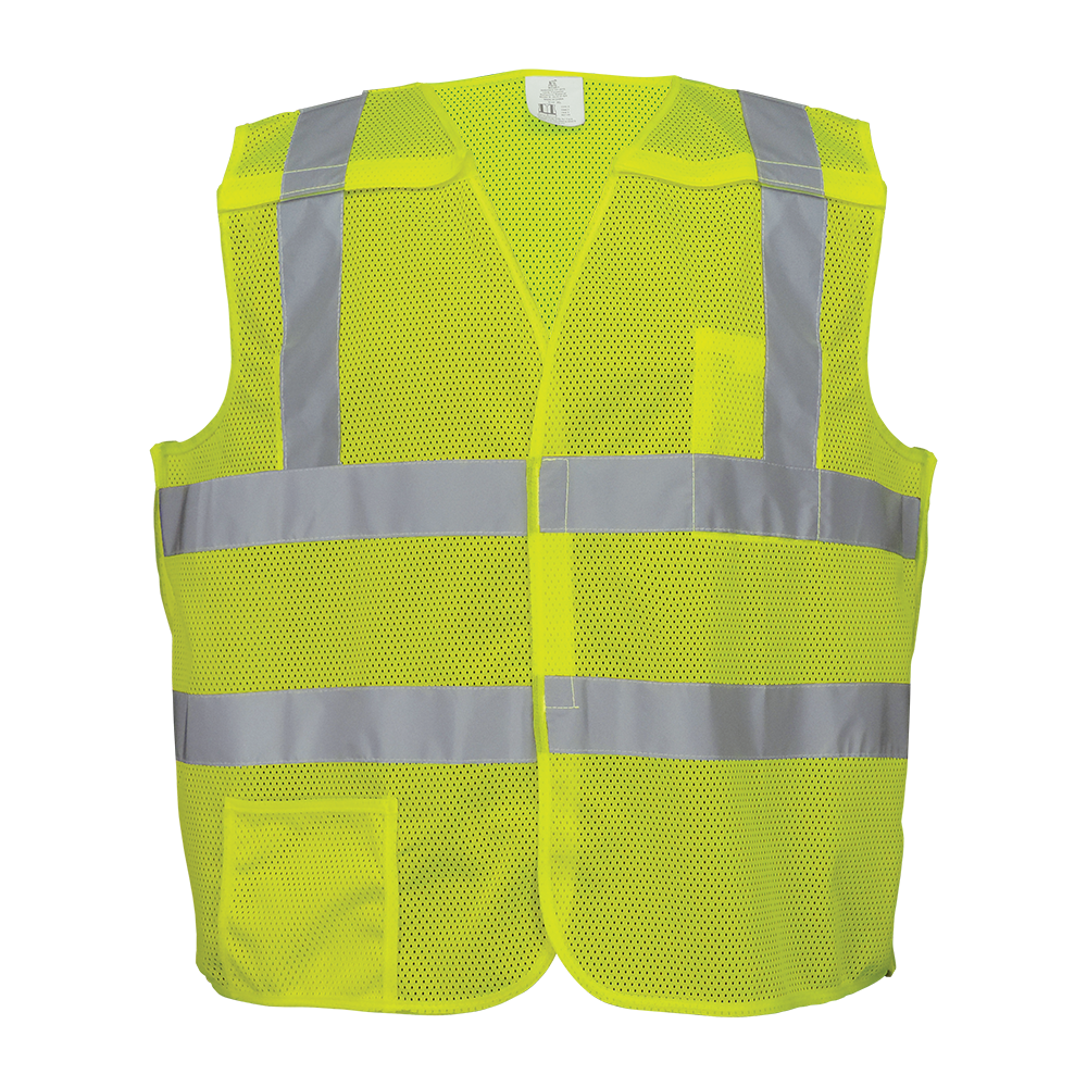 [SA-GLO-01BA] High-Visibility Polyester Breakaway Safety Vest
