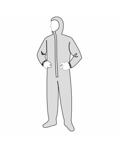 [DA-18122] PermaGard™ Coverall - attached hood & boots