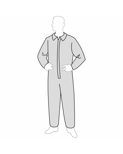 [DA-18120] PermaGard™ Coverall - open wrists & ankles