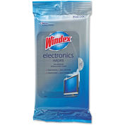 Windex Electronics Cleaner, 25 Wipes/Pack 12/Case