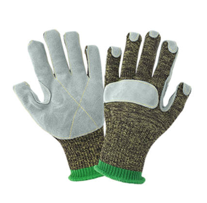 [A-KS300LF] 10 Gauge Cut Resistant Leather Palm
