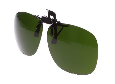 Polycarbonate Torch Welding Clip-On Lens, 3.0 IR