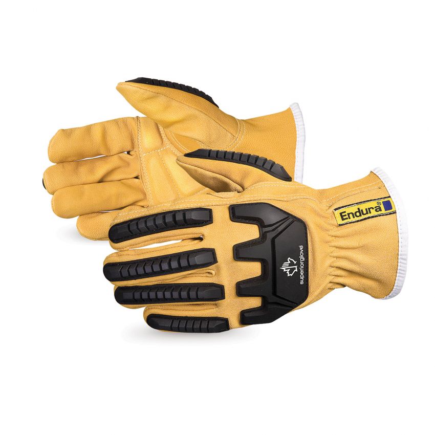 [A-378GKGVB] Impact Resistant Goatskin Driver Glove