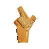Nail Gun Hand Pad, Split Leather, Plating, Hand Specific, Left Hand, Size Large