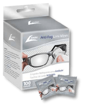 Anti-Fog Lens Wipes, 100/Box, 6 Boxes/Case