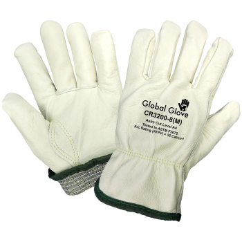 [A-CR3200] Cut and Heat Resistant Leather Drivers Style Gloves