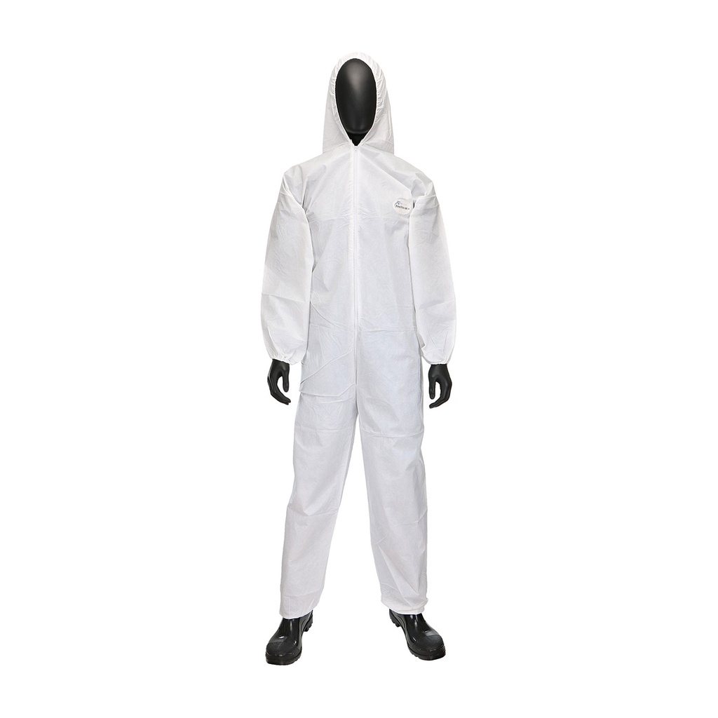 [DA-3706] PosiWear UB Coverall with Elastic Wrist & Ankle, Attached Hood (25/CS)