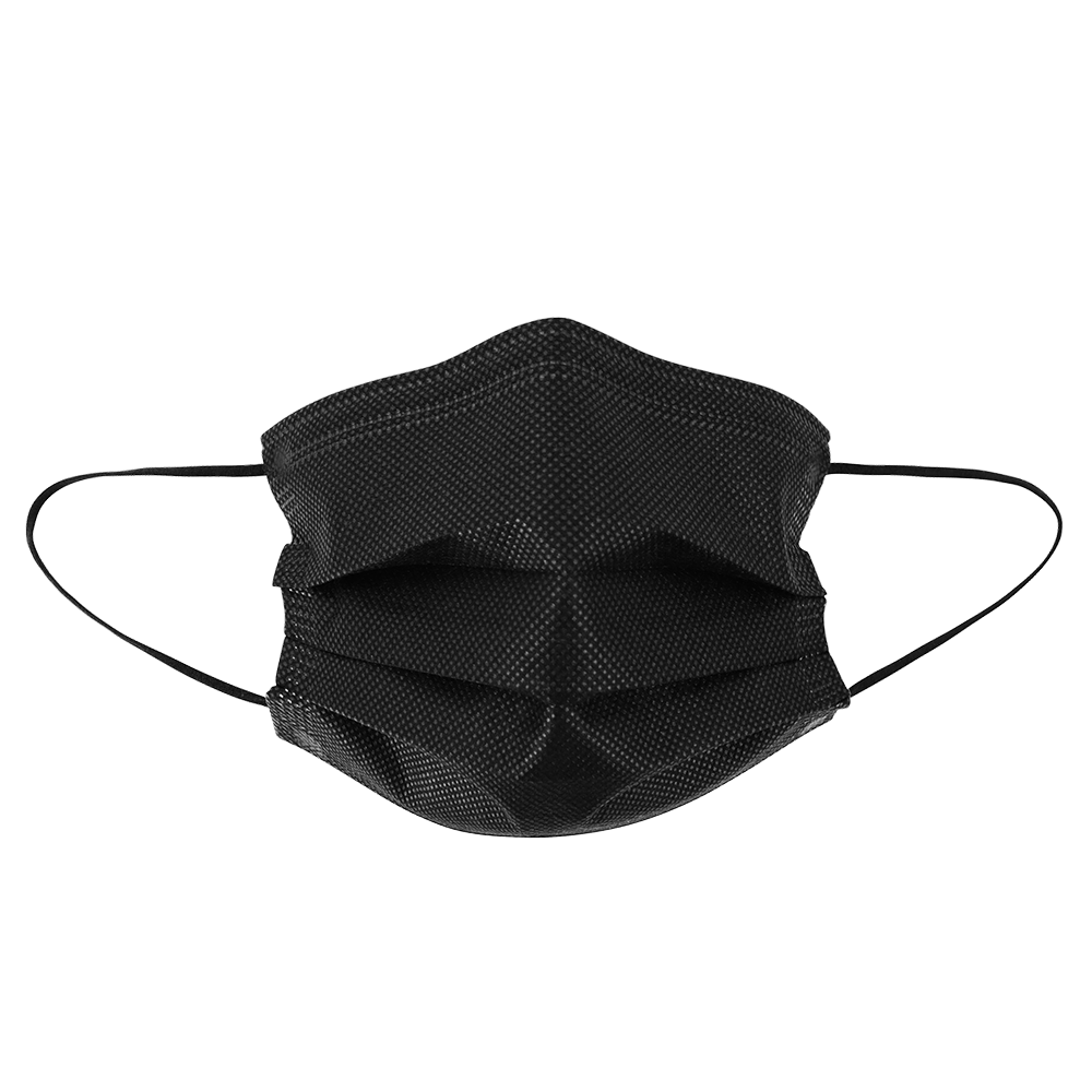 FrogWear™ Lightweight, Black, Disposable Mask, Sold by the case
