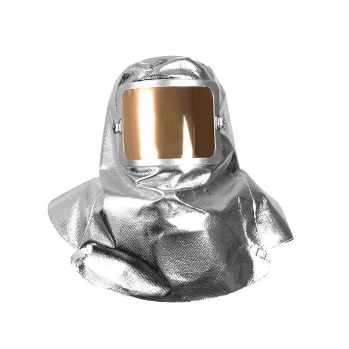 Hood, 19 oz. Aluminized, Headgear w/Gold Film Cover