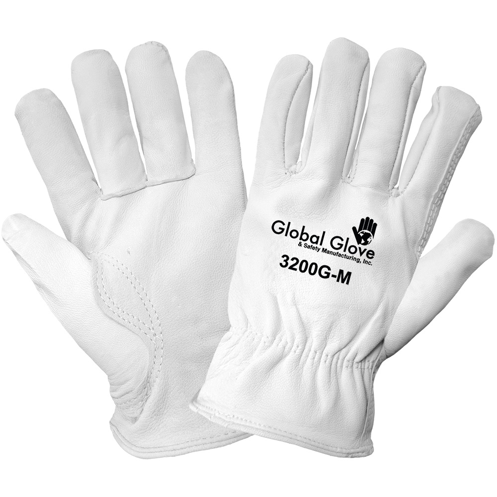 [A-3200G] Premium Goatskin Leather Driver Style Gloves